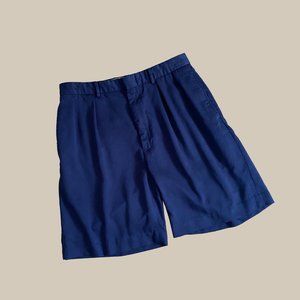 Vintage Polo Golf Ralph Lauren Navy Pleated Shorts